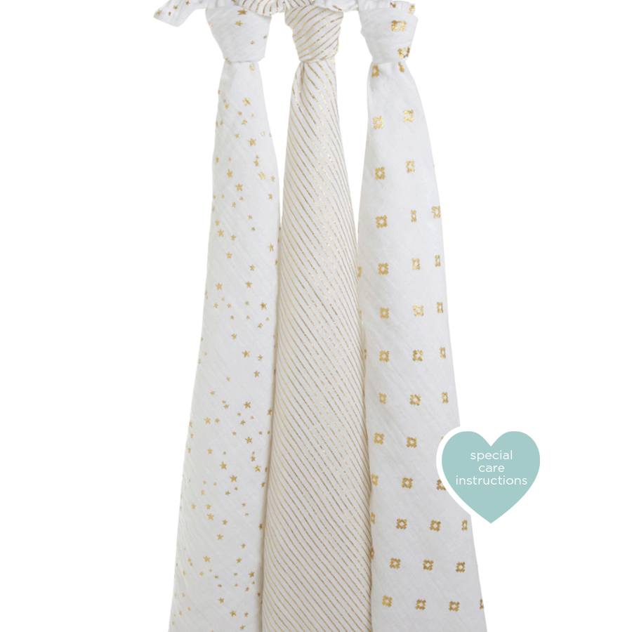 aden and anais metallic swaddle