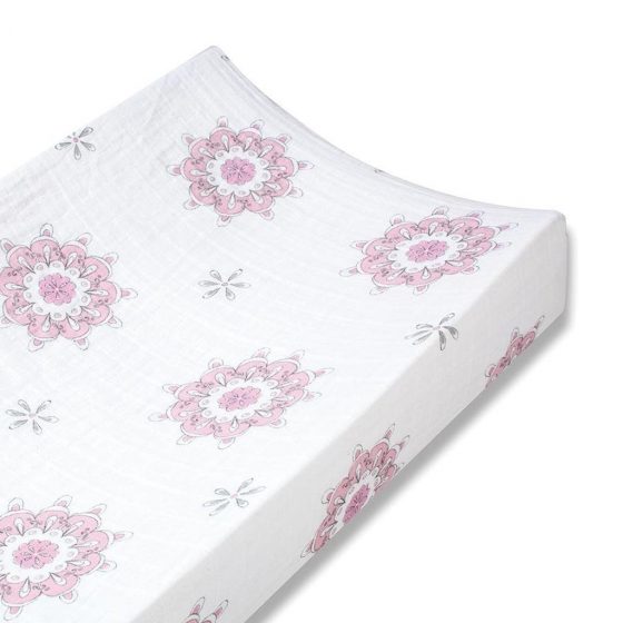 Aden & Anais Classic Changing Pad Cover For The Birds Medallion