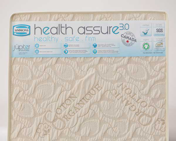 simmons health assure organic crib mattress