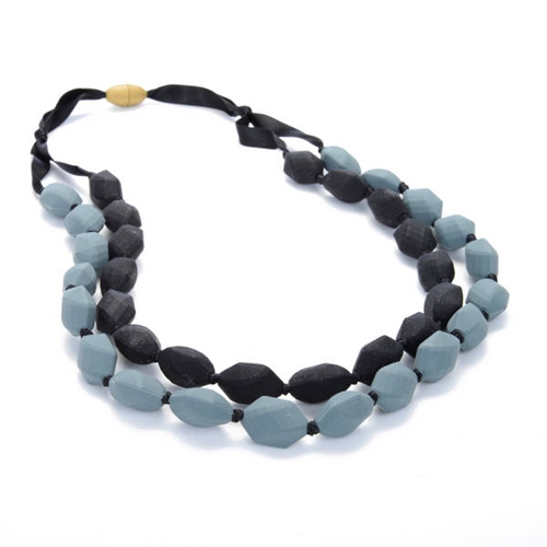 black teething necklace