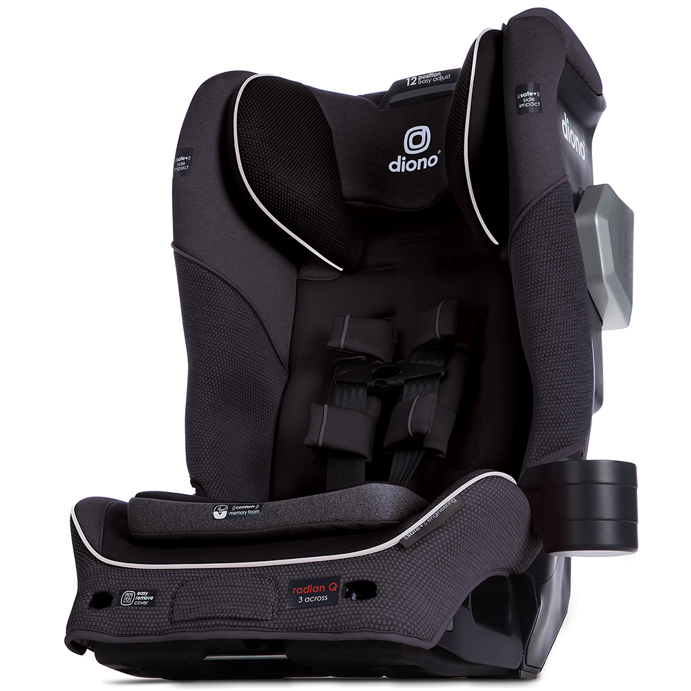 Diono Radian 3 QXT AllInOne Convertible Car Seat Black Jet