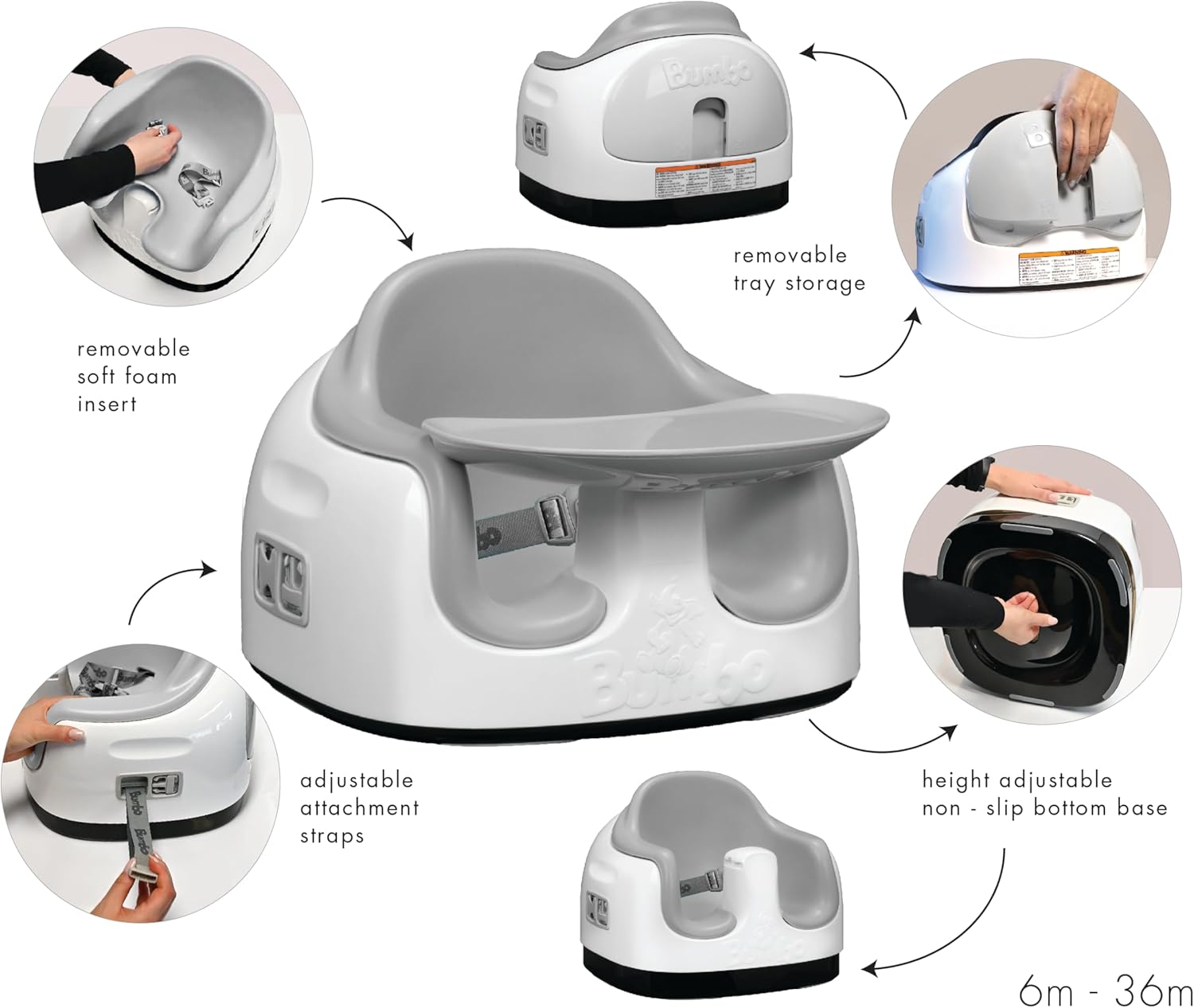 bumbo multi seat cool grey1