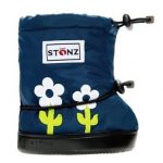 stonz booties lime flowers