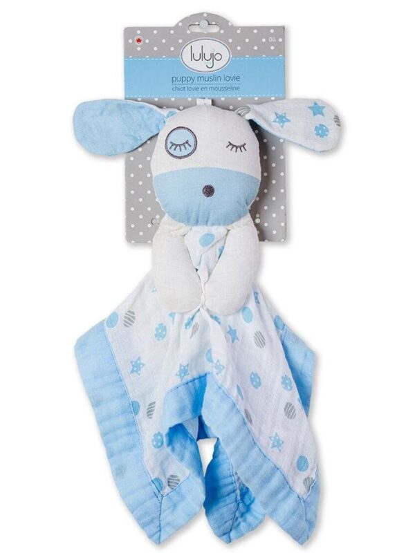 Lulujo Muslin Lovie Puppy
