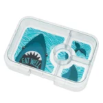 yumbox tapas tray 4 shark