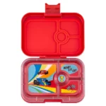 yumbox roar red w race cars