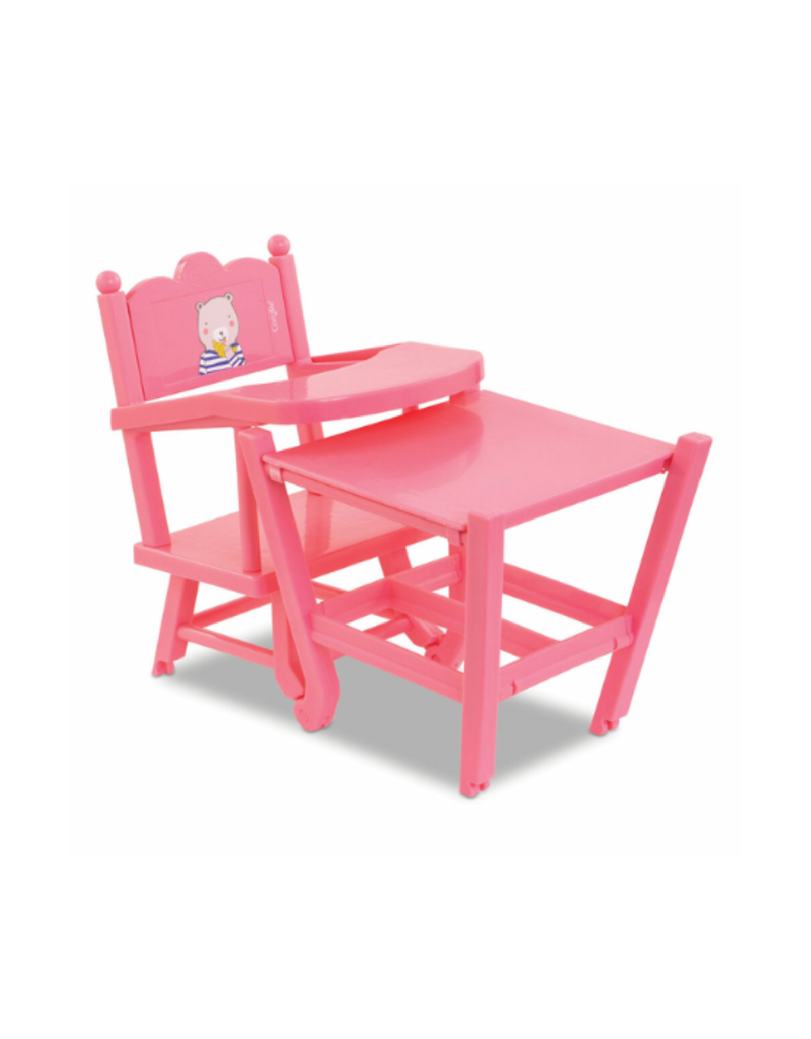 corolle highchair pink1