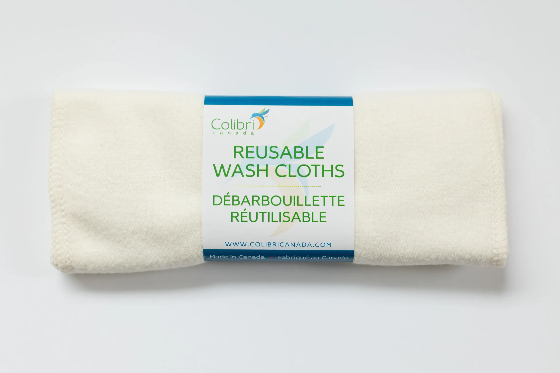 colibri reusable wash cloths