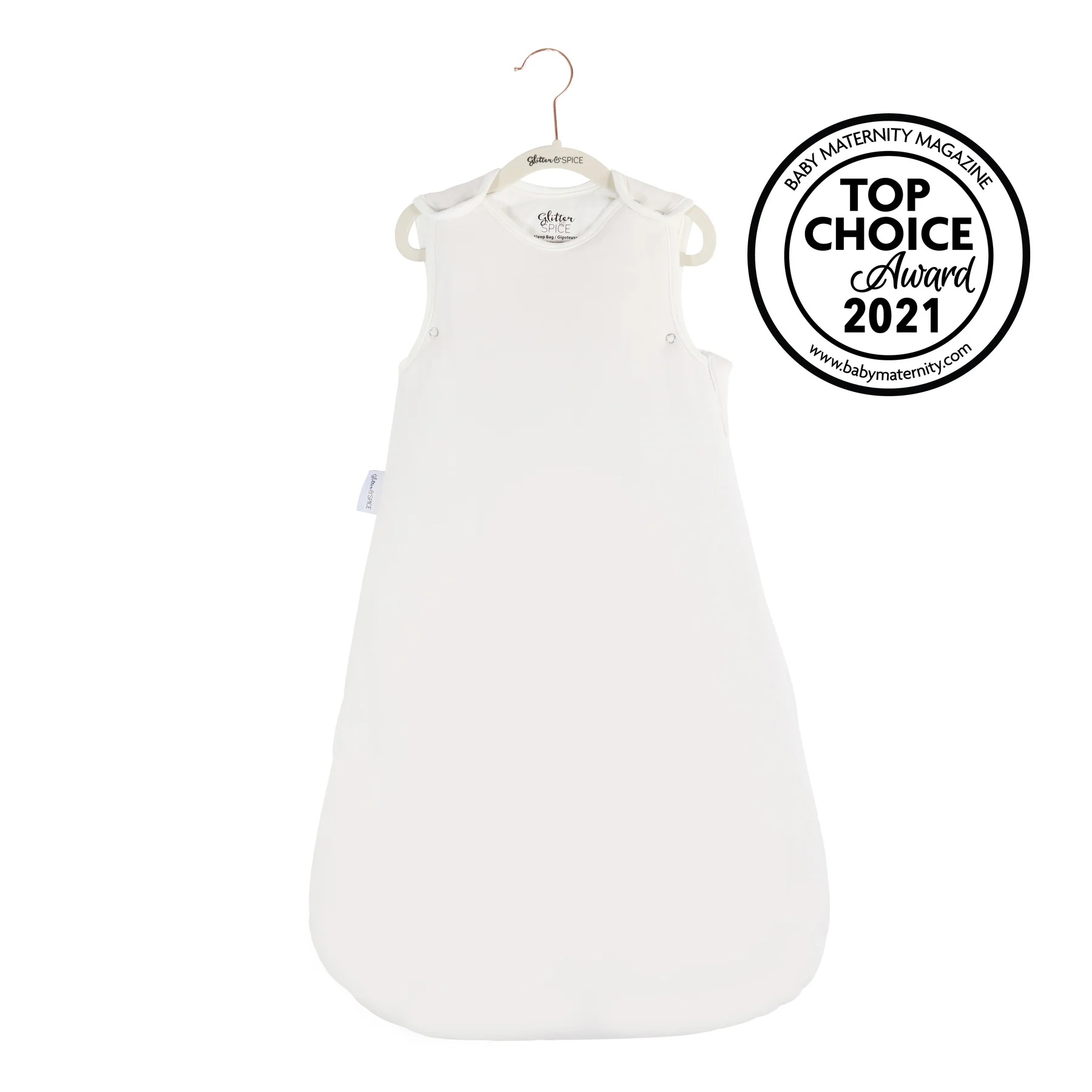Glitter & Spice sleepsack white