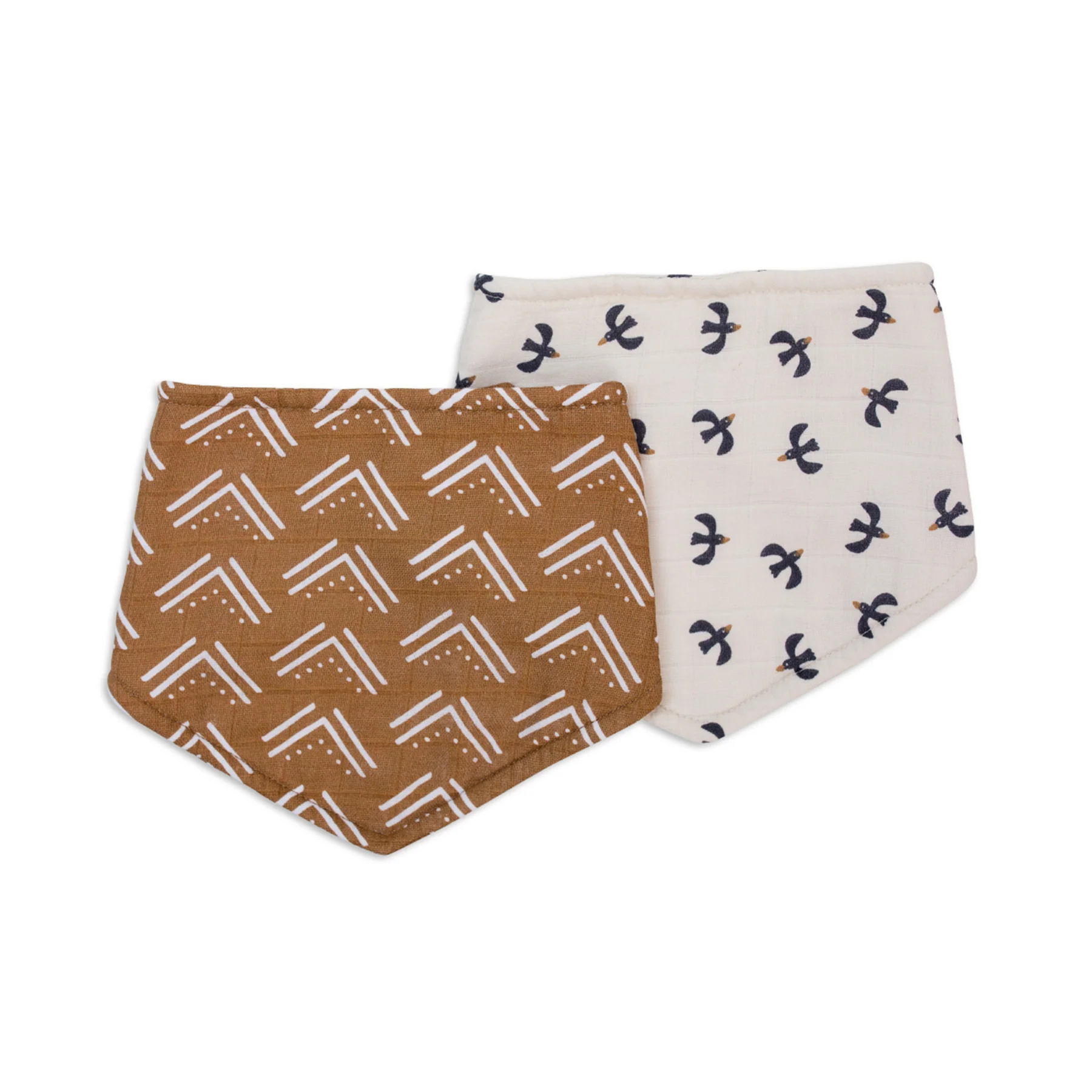 lulujo bib Mudcloth + Black Birds
