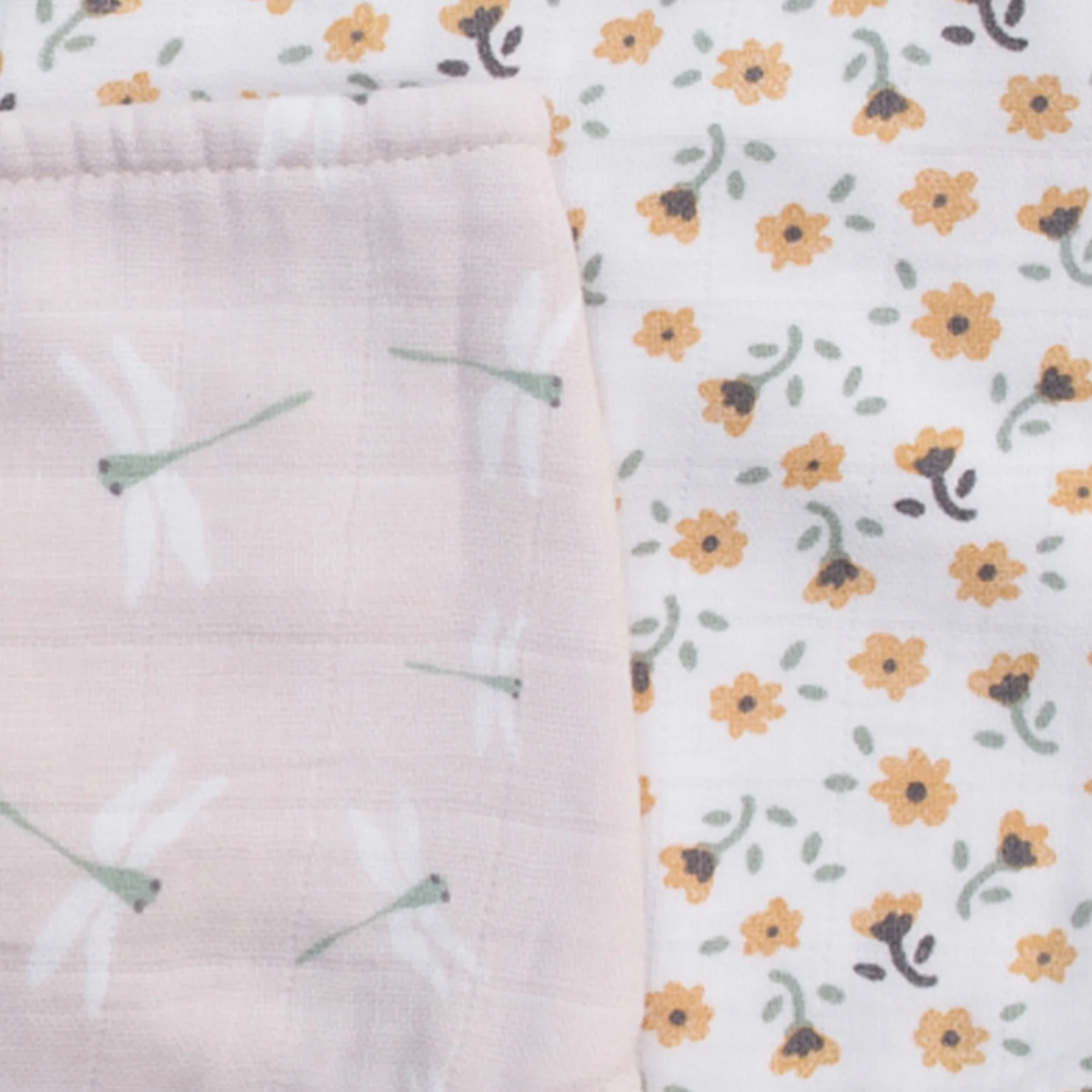 lulujo bib Vintage Floral + Dragonfly1