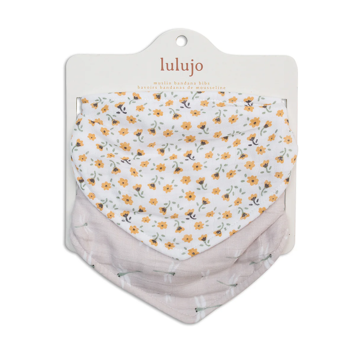lulujo bib Vintage Floral + Dragonfly5