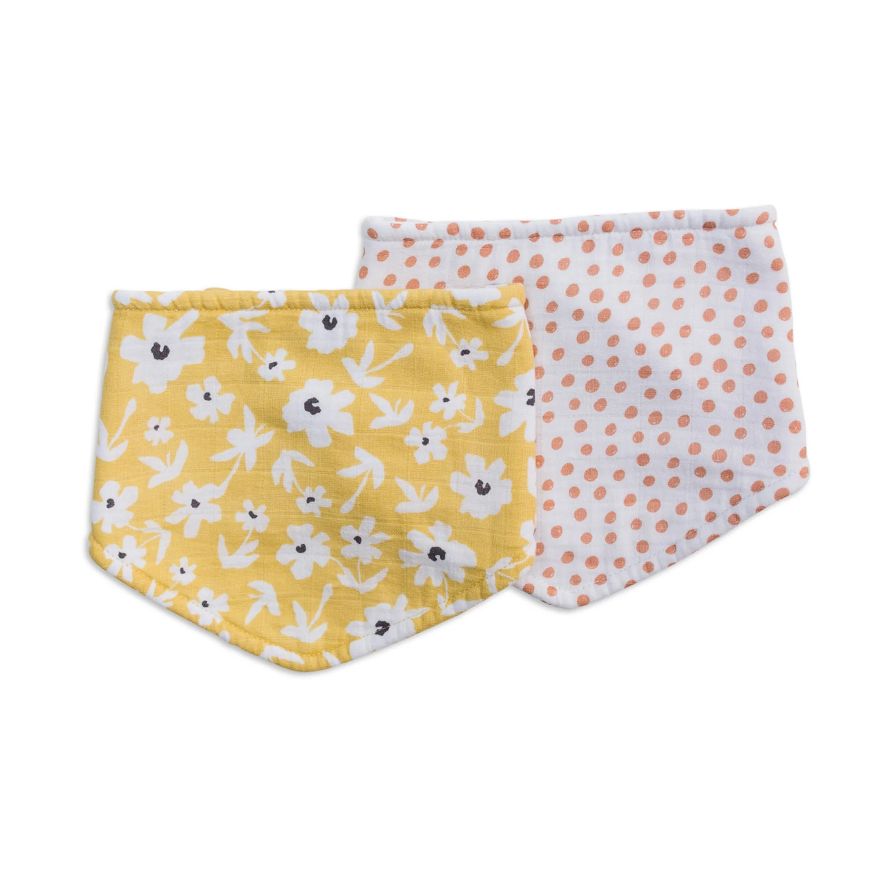 lulujo bib Wildflowers + Dots