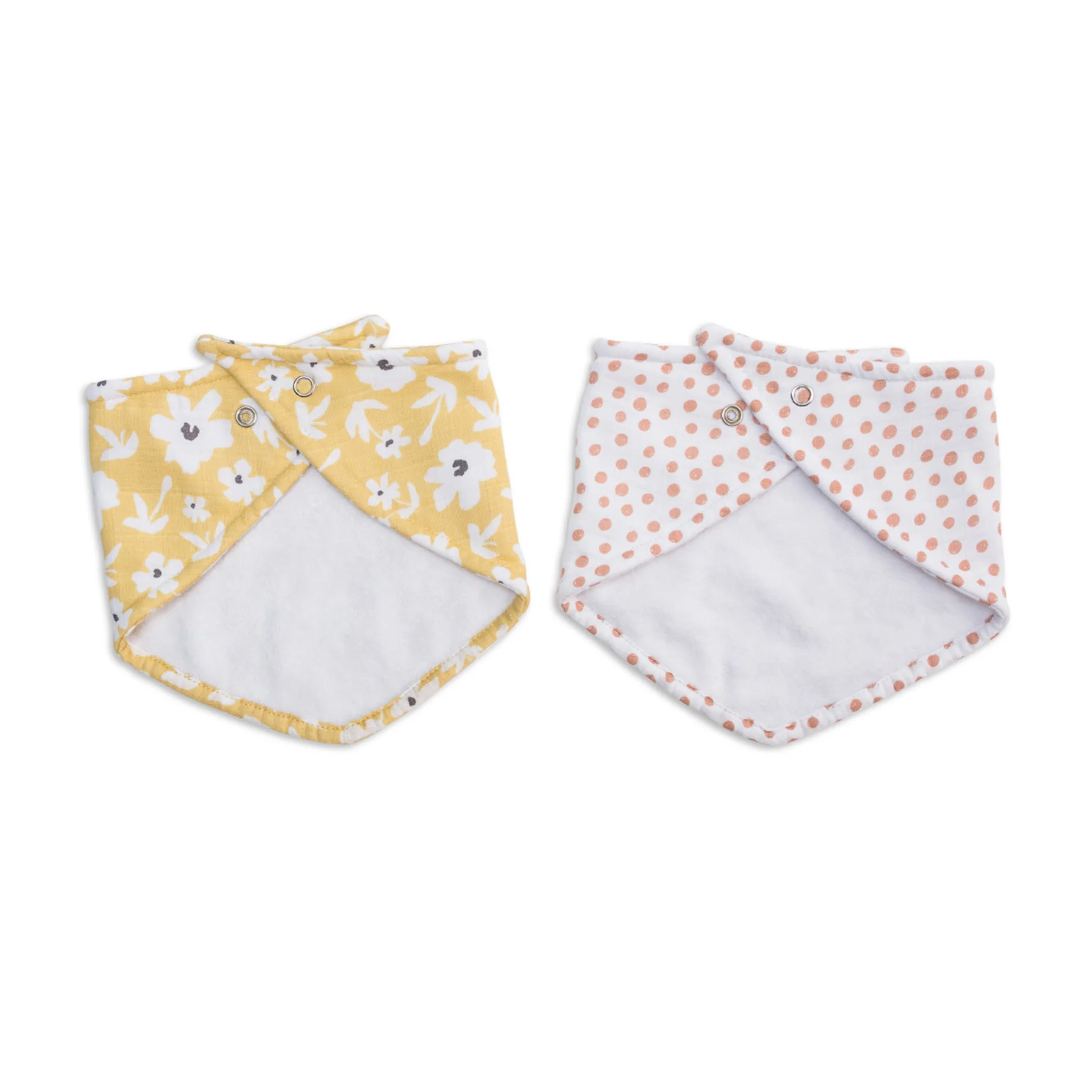 lulujo bib Wildflowers + Dots1