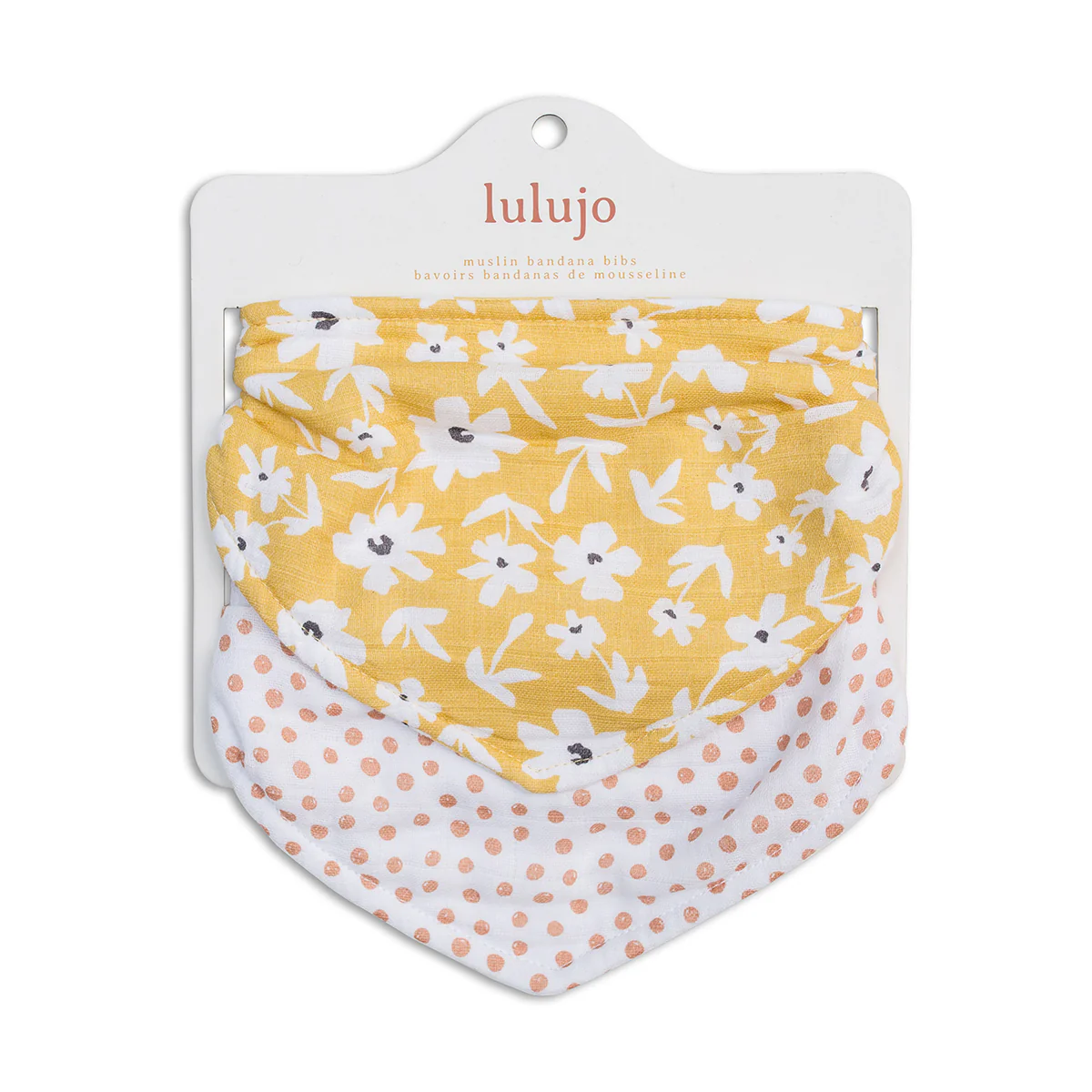 lulujo bib Wildflowers + Dots2