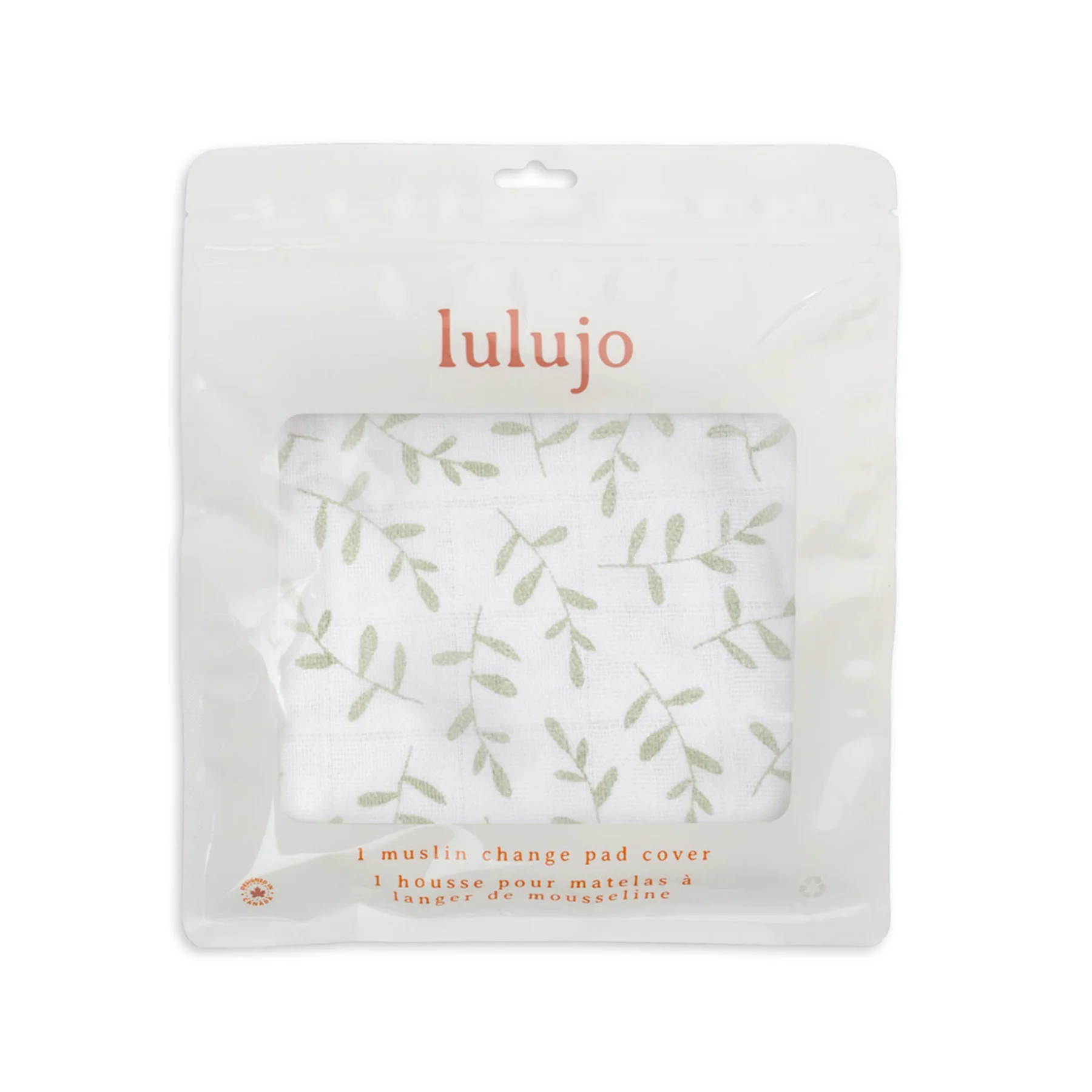 lulujo change pad cover Greenery2