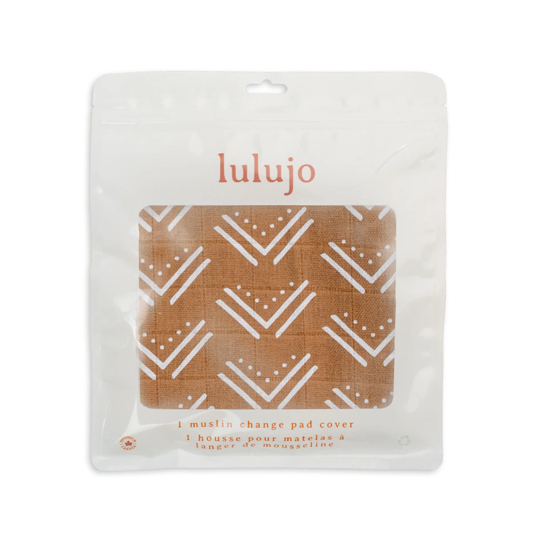 lulujo change pad cover Mudcloth2
