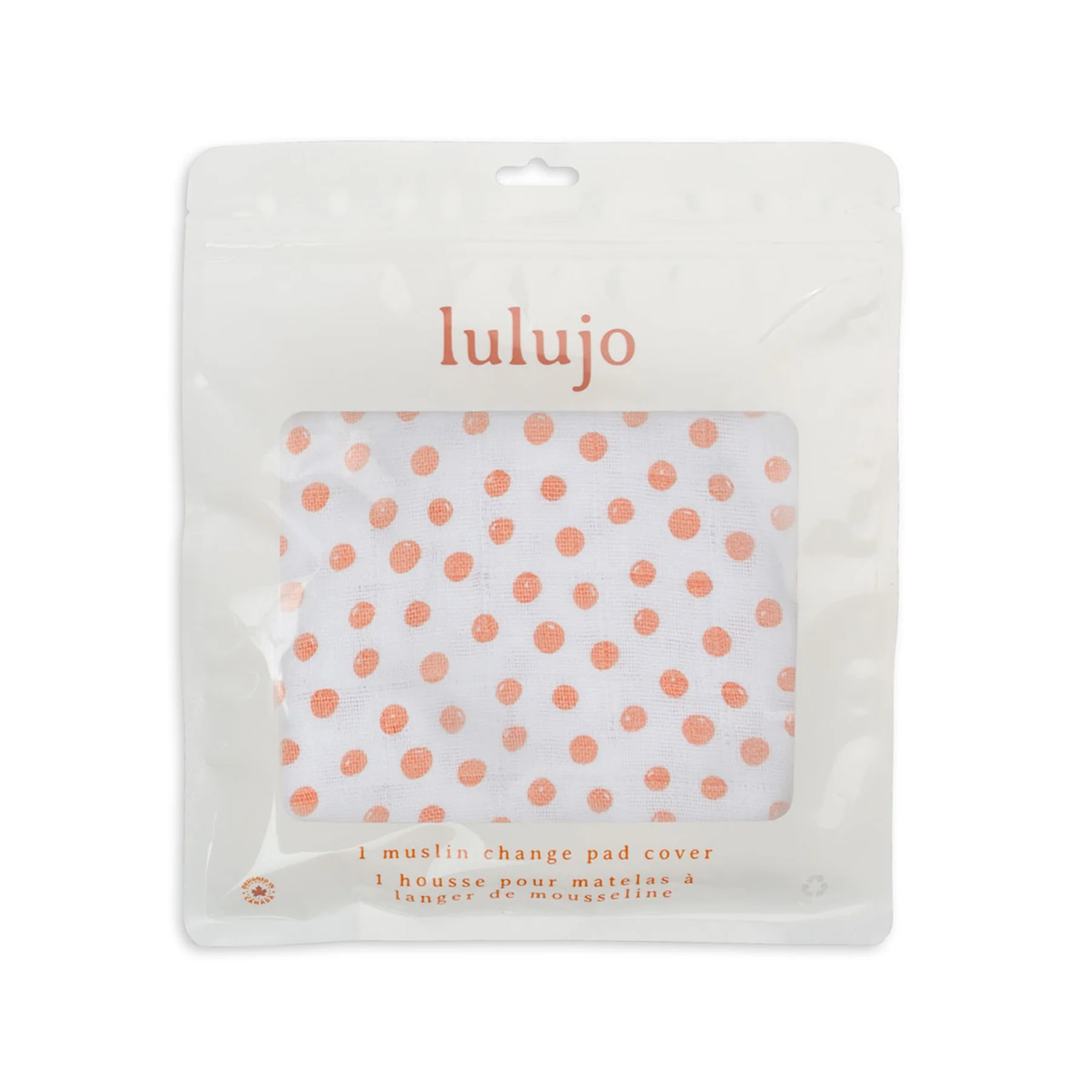 lulujo change pad cover dots2