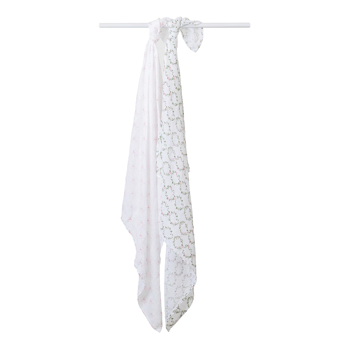lulujo swaddle 2pk bows3