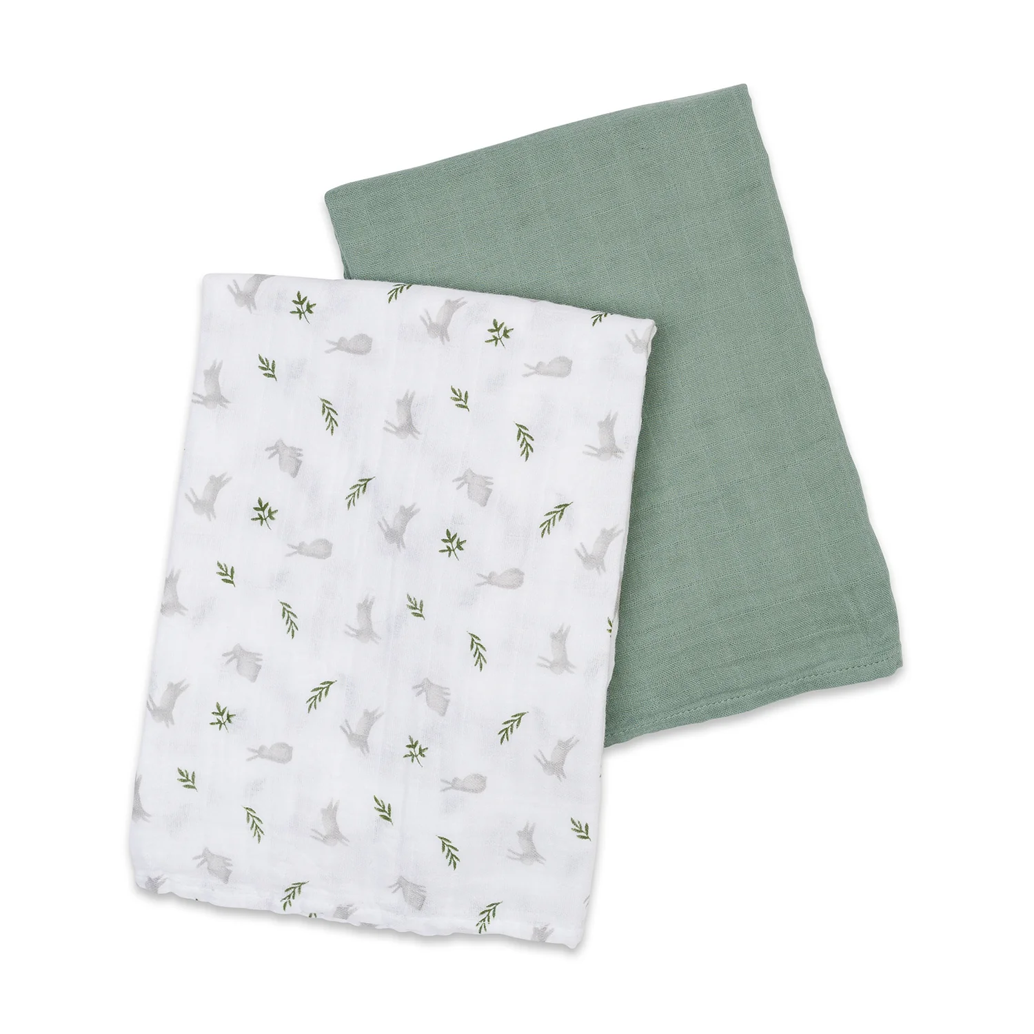 lulujo swaddle 2pk bunnies1