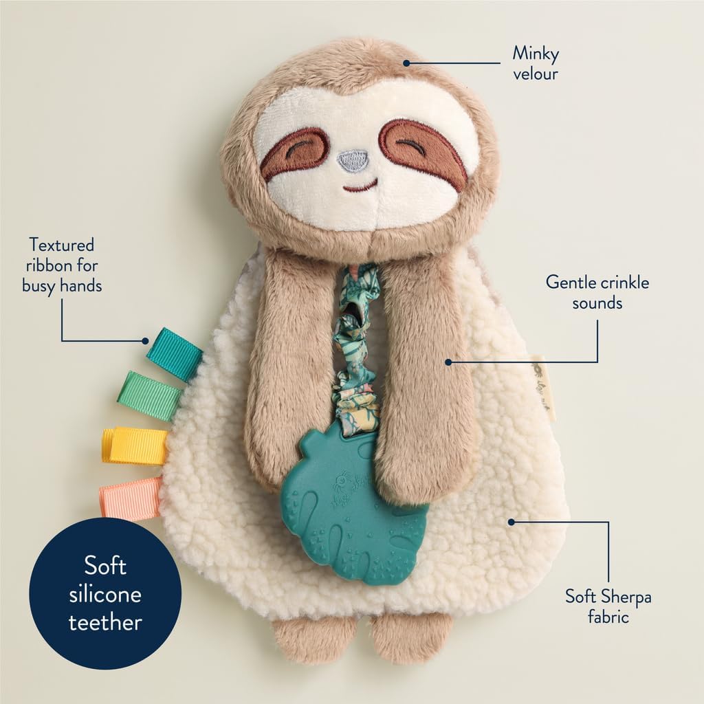 itzy ritzy Itzy Lovey Infant Toy sloth2
