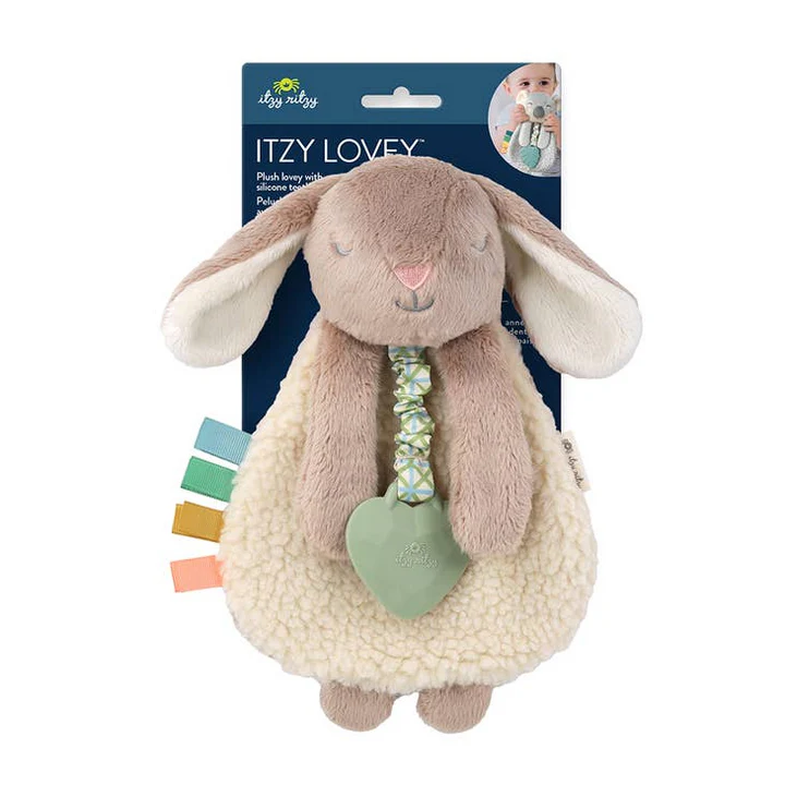 itzy ritzy Itzy Lovey Infant Toy taupe bunny