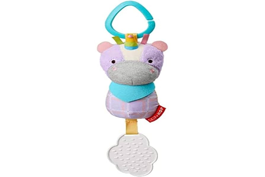 skip hop Bandana Buddies Chime & Teether Toys unicorn