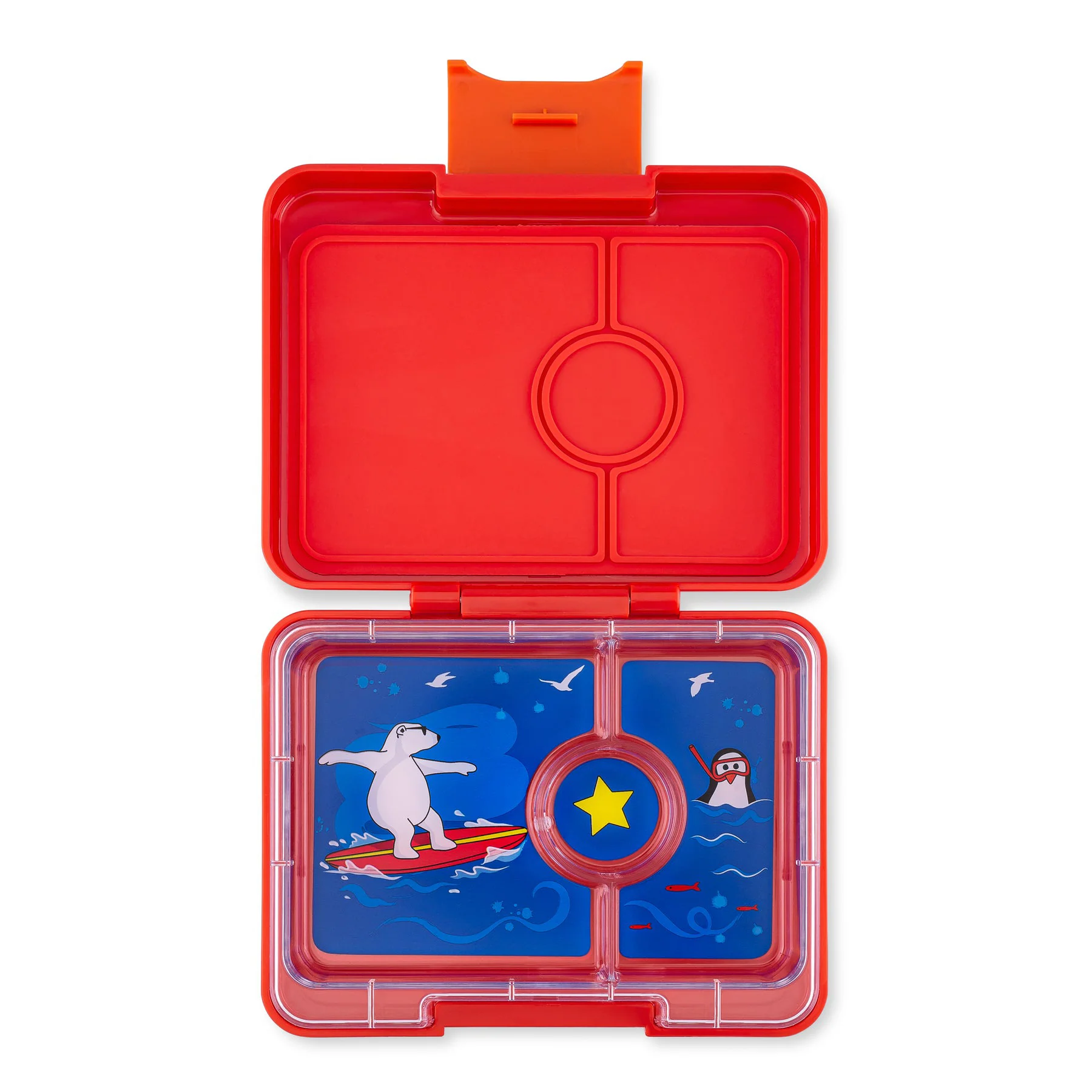 yumbox snack polar bear red2